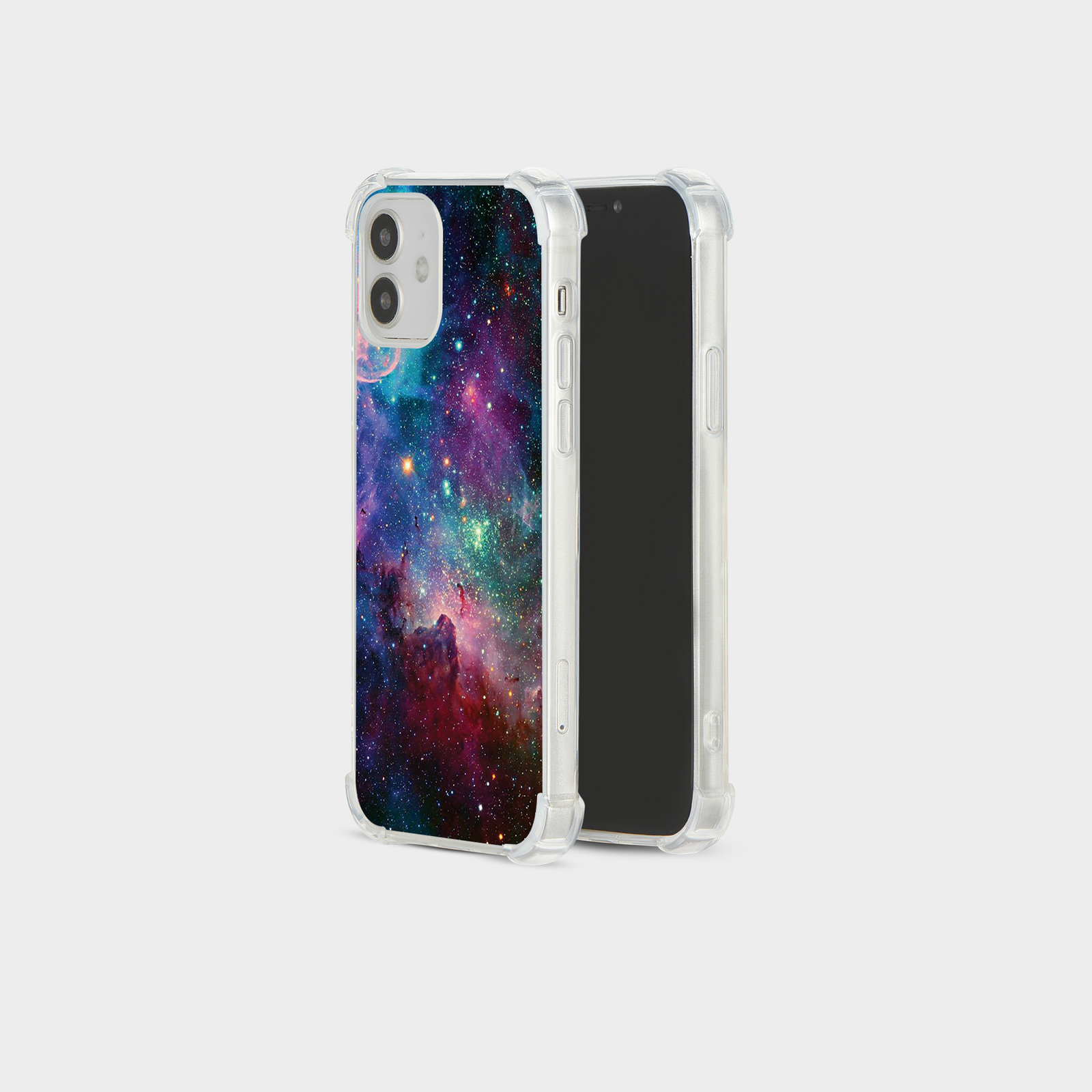 CASE FOR IPHONE 15 14 13 12 11 SE 8 SHOCKPROOF PHONE COVER SPACE STARS NEBULA