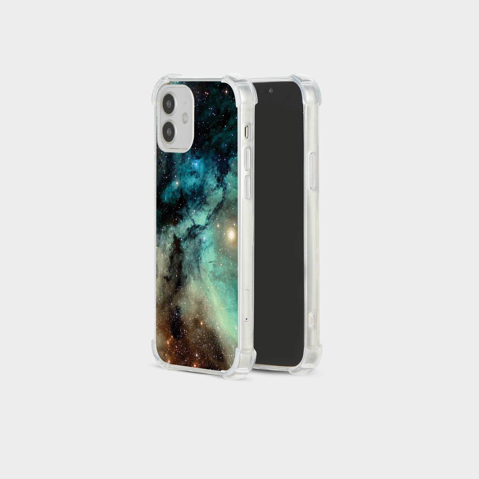 CASE FOR IPHONE 15 14 13 12 11 SE 8 SHOCKPROOF PHONE COVER SPACE STARS NEBULA