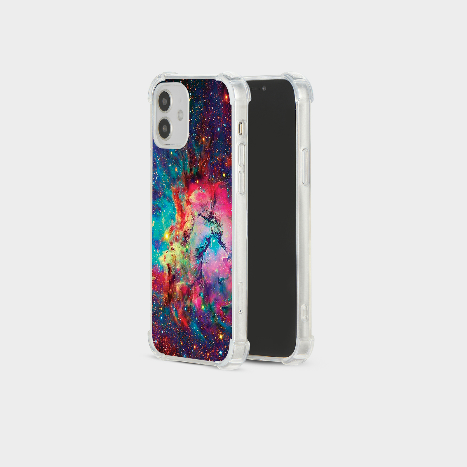 CASE FOR IPHONE 15 14 13 12 11 SE 8 SHOCKPROOF PHONE COVER SPACE STARS NEBULA