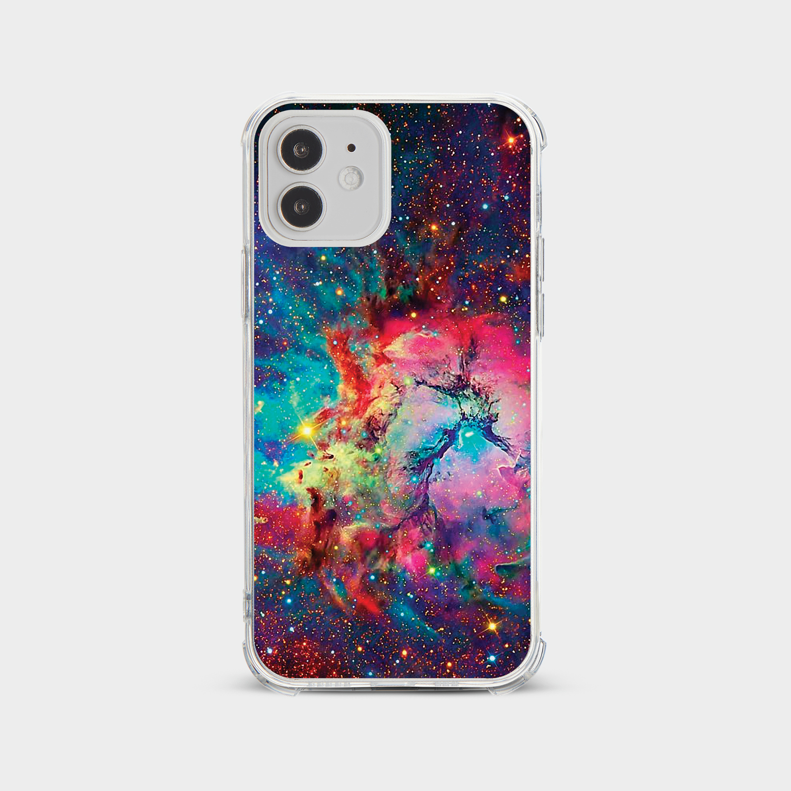 CASE FOR IPHONE 15 14 13 12 11 SE 8 SHOCKPROOF PHONE COVER SPACE STARS NEBULA