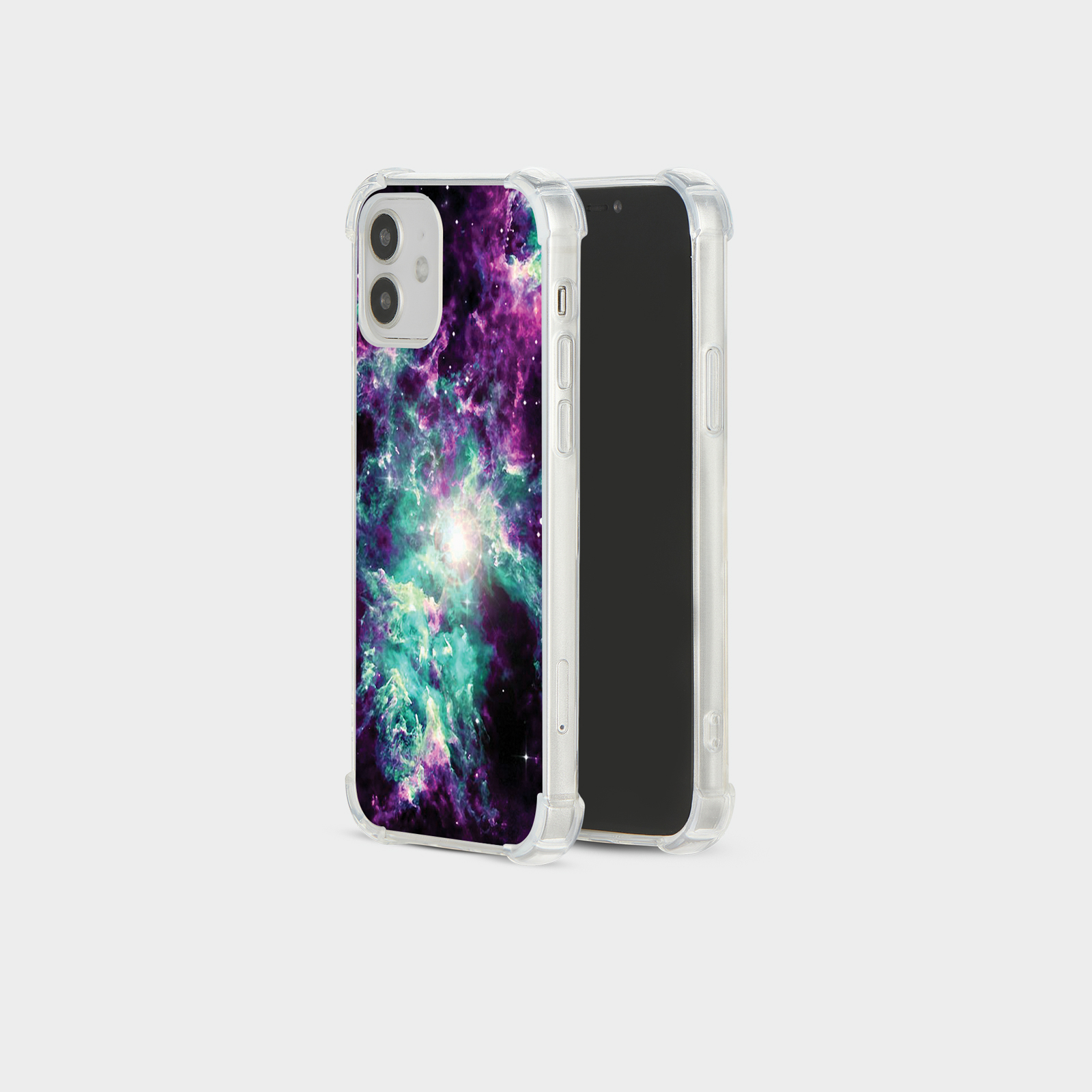 CASE FOR IPHONE 15 14 13 12 11 SE 8 SHOCKPROOF PHONE COVER SPACE STARS NEBULA