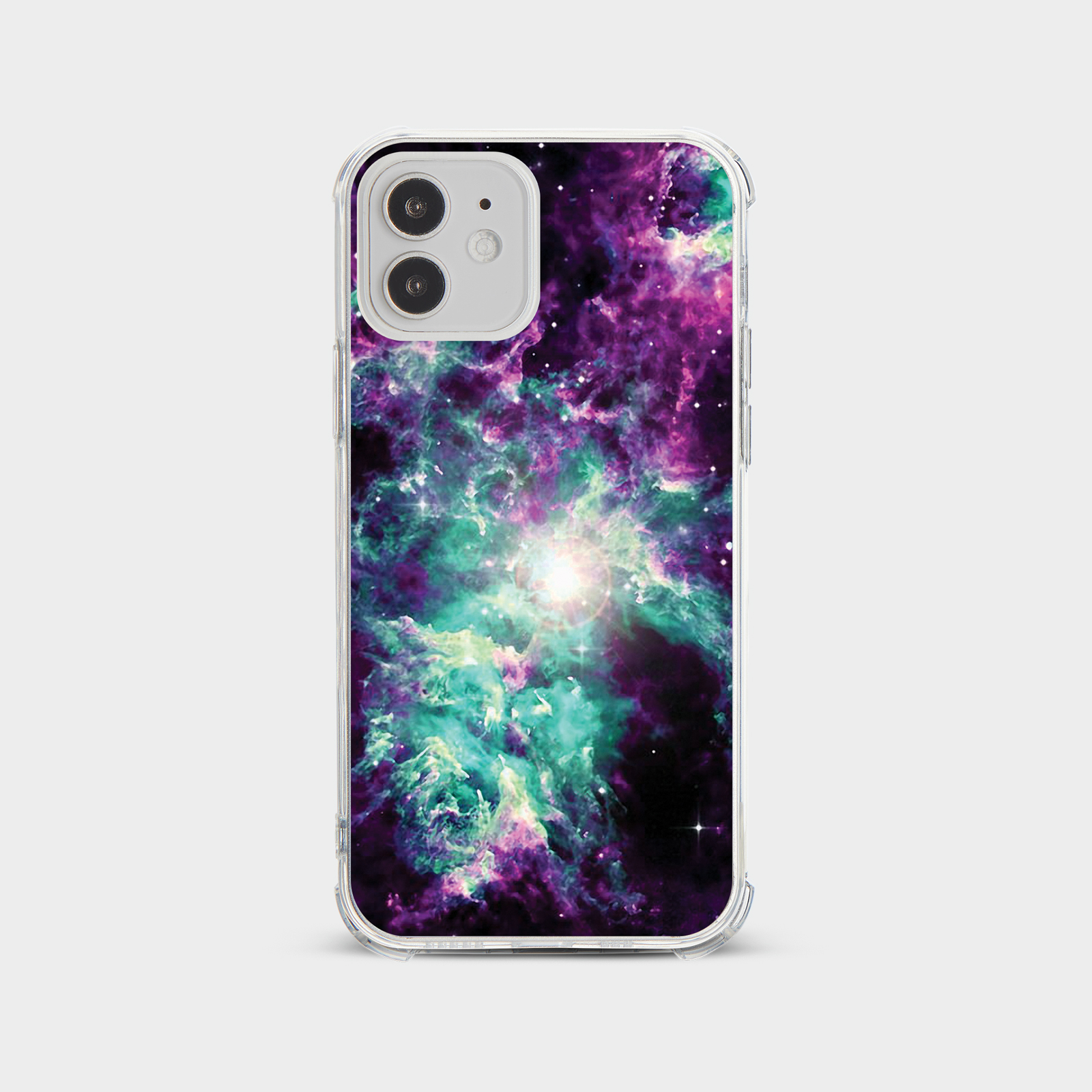 CASE FOR IPHONE 15 14 13 12 11 SE 8 SHOCKPROOF PHONE COVER SPACE STARS NEBULA