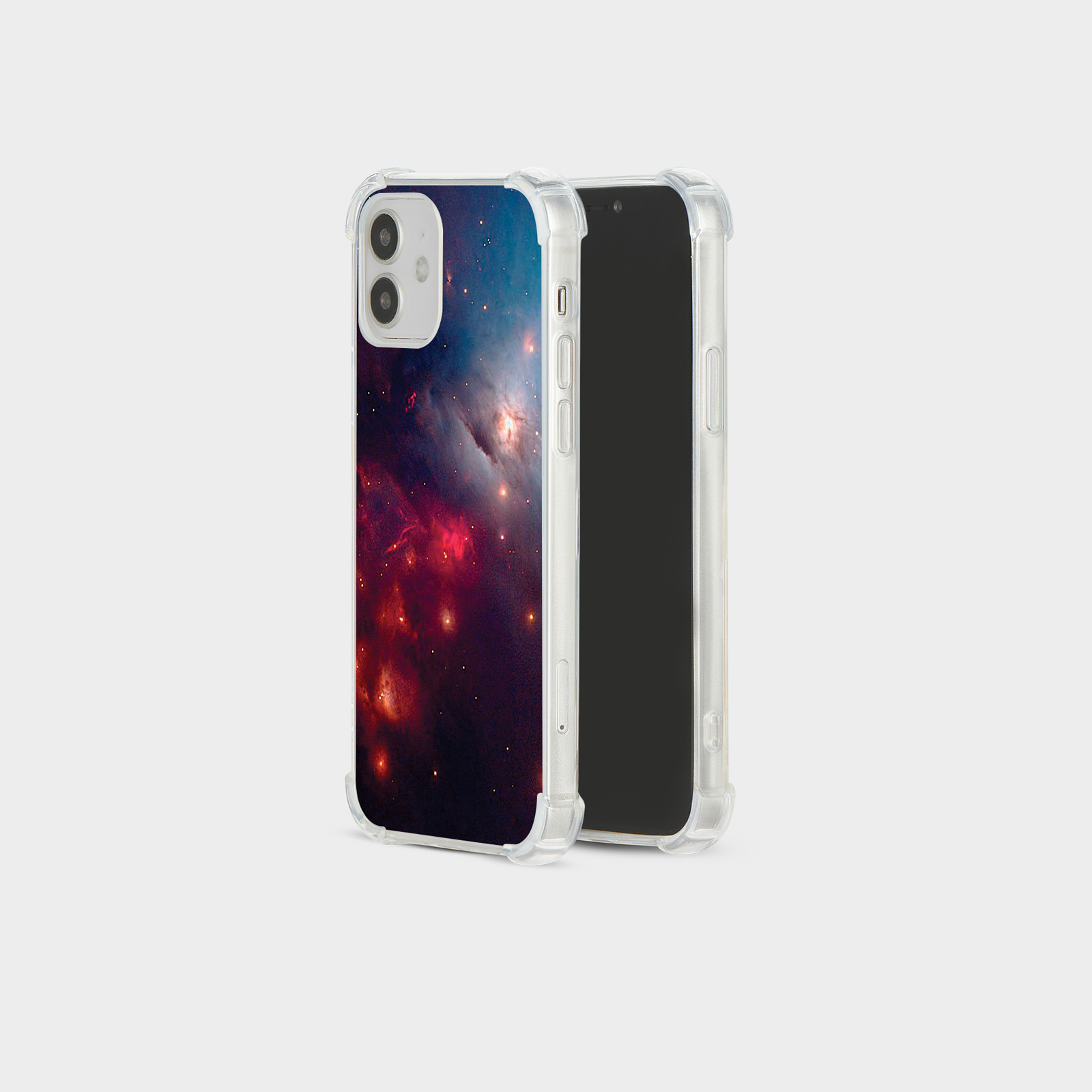 CASE FOR IPHONE 15 14 13 12 11 SE 8 SHOCKPROOF PHONE COVER SPACE STARS NEBULA