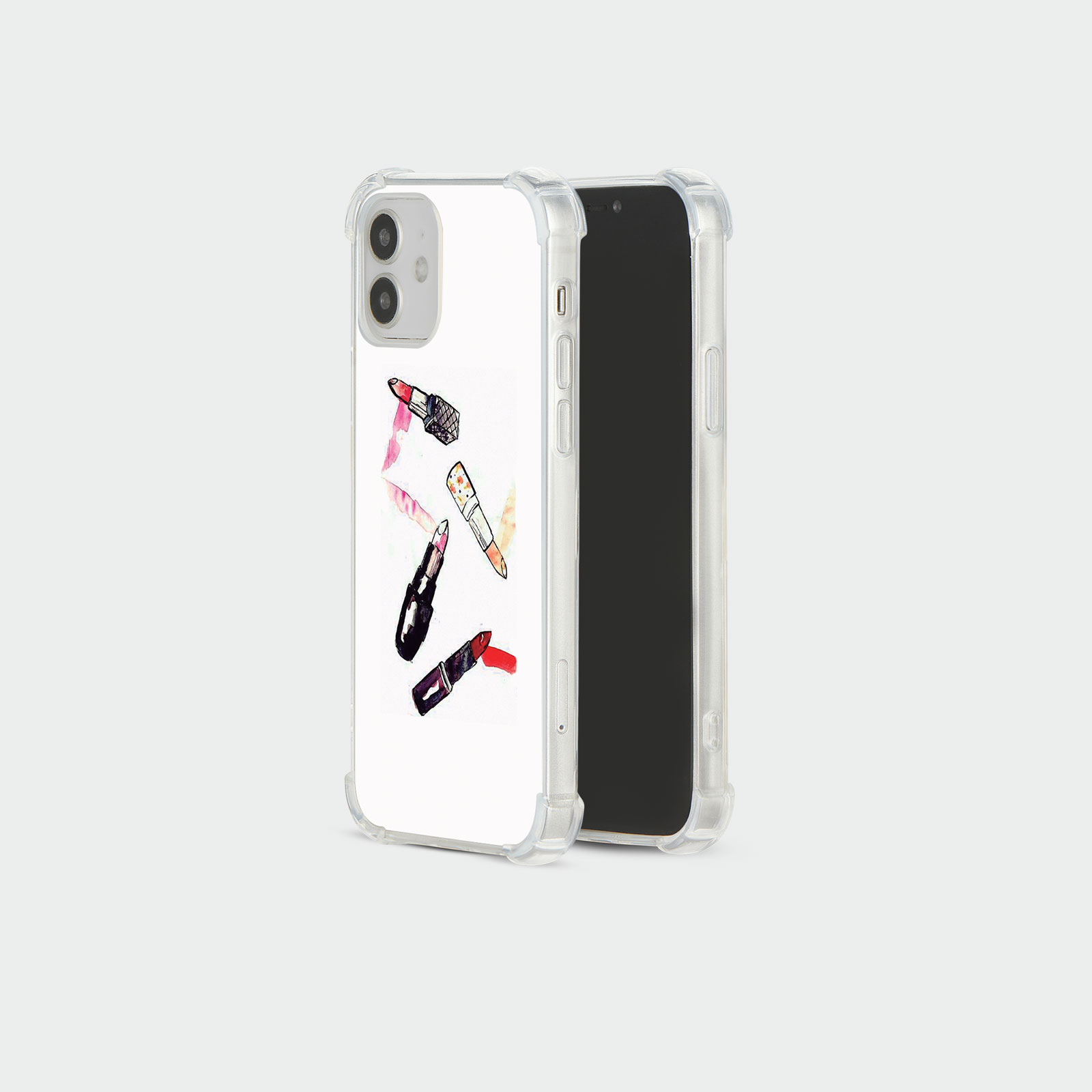 Classic White Louis Vuitton Seamless Pattern iPhone 12 Pro Max Clear Case